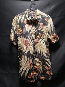 Volcom Marble Floral Button Up Short Sleeve Classic Fit Men's Size L-G - Picture 1 of 3