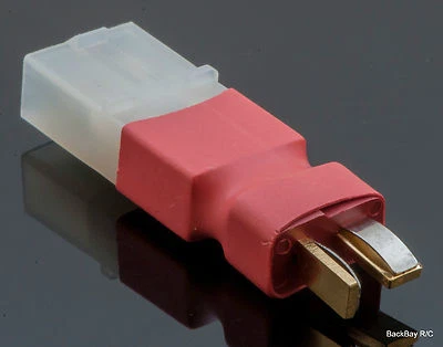No Wires Connector - Tamiya Female to Male T-Plug Adapter (Deans Style) - Image 1 of 2