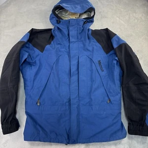 Marmot Gore-Tex Jacke Herren Large 90s blau XCR Bergführer Kapuze Zip Ski - Bild 1 von 16