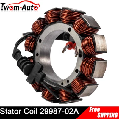 Bobina de estator para Harley 1450 FLTR FLHT FLHP Road King Glide Electra Glide 02-2005 Foto 1 de 4