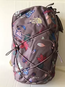 MOCHILA/PORTÁTIL THE NORTH FACE CERVATILLO GRIS MARIPOSAS/HOJAS DE CAÍDA BUFÓN NUEVO CON ETIQUETAS - Imagen 1 de 16