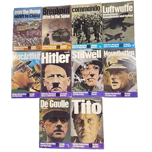 8 Ballantine's Illustrated History series lot WWII Violent Century Tito Hitler - Picture 1 of 10