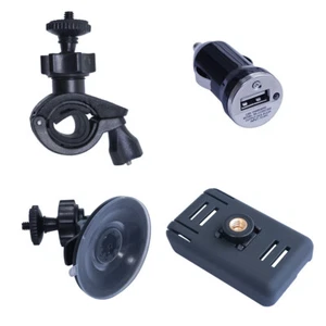 Suction Bike Mount Holder Charger Accessories Set for Mobius 1 HD Action Camera - Picture 1 of 8