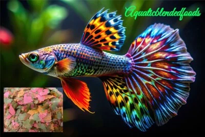 ABF ULTRA PEQUEÑO GUPPY FLAKE MIX, espirulina, krill, camarones, lombriz de tierra, BSF, ABF306B Foto 1 de 4