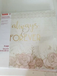Craftsmart  photo book a ALWAYS AND FOREVER  30 Pages. 12x12 NEW USA PS 65 - Picture 1 of 5