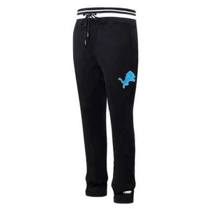 Pro Standard - NFL Detroit Lions Script Tail Herren Rib Fleece Jogginghose - Schwarz - Bild 1 von 7