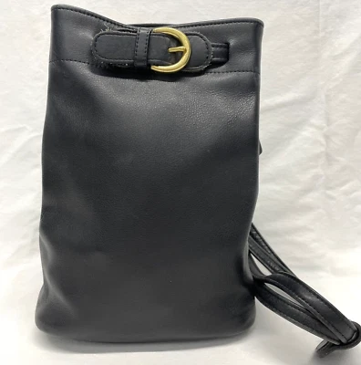 Vintage COACH 4162 Cornelia Black Leather Backpack Sling Bag - Image 1 of 4
