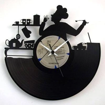 Vinyl Record Clock - Chef (Kitchen) - Image 1 of 4