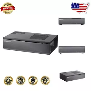 Compact 0.8mm Steel Mini-ITX Case with Aluminum Front for Stylish HTPC Setup - Picture 1 of 24