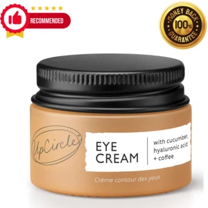 UpCircle Eye Cream With Coffee And Hyaluronic Acid 15ml - For Dark Circles, Puff
