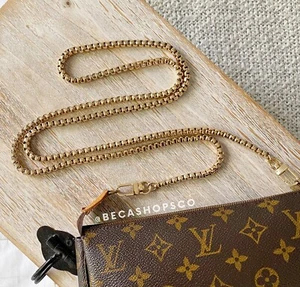 Replacement Purse Chain Strap Shoulder Or Crossbody Handbag High Quality - Picture 1 of 8