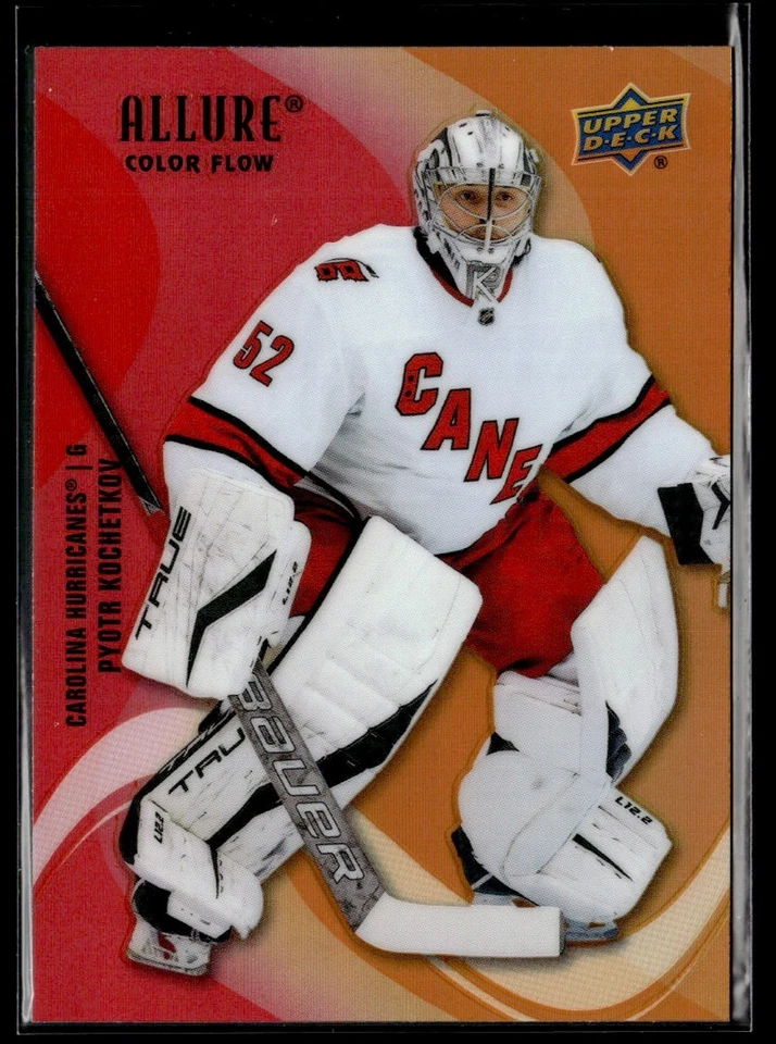 2022-23 Upper Deck Allure Color Flow Red-Orange Pyotr Kochetkov #SF-97 - Image 1 of 2