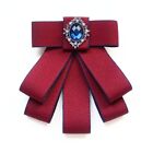Fashion Ribbon Tie For Crystal Brooch Pin Wedding Adjustable Bowt