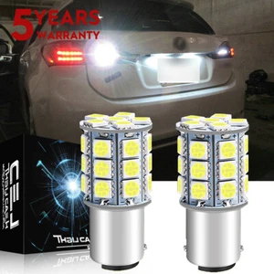 2x 1156 LED Reverse Light Canbus Backup Bulbs 6500K Super White Parking DRL Lamp - Foto 1 di 13
