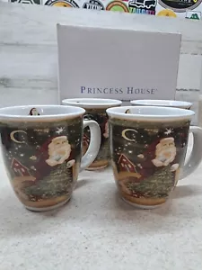 Set tazze Babbo Natale Casa delle Principesse. Set 4 tazze con scatola - Foto 1 di 8