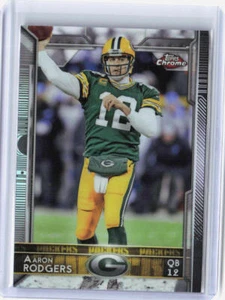 2015 Topps Chrome #2 Aaron Rodgers Refractor - Picture 1 of 2