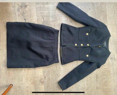 CHANEL BOUTIQUE Vintage Karl Lagerfeld, Chaqueta Falda Traje RARO Limitado Auténtico Foto 1 de 4