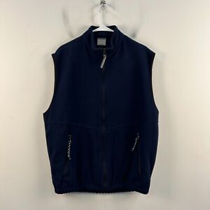 Colorado Trading & Clothing Mens XL Vest Blue Fleece Zipper Sleeveless  21762