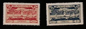 Fiume Scott# E12-E13 Mint - Picture 1 of 2