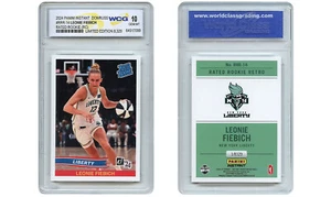 2024 Panini WNBA LEONIE FIEBICH Donruss Rated Rookie Card #RRR14 – GEM-MINT 10 - Picture 1 of 3