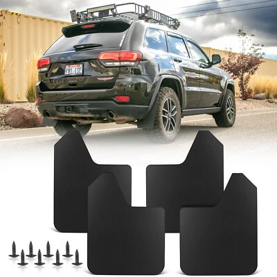 For Jeep Grand Cherokee WK2 2011-2021 4Pcs Rally Mud Flaps Splash Guard Mudguard - image 1 of 4