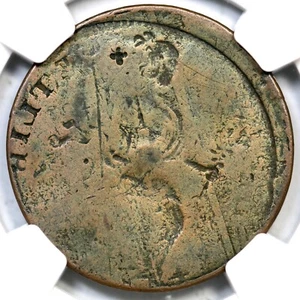 1787 -g.2 NGC VG 8 Rev Brockage Connecticut Colonial Copper Coin - Picture 1 of 3