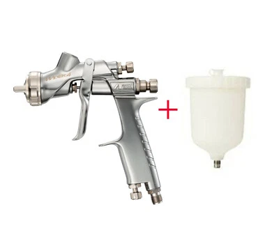 Anest Iwata WIDER4-14J2 1,4 mm con vaso sucesor 600 ml W-400-142G taza central Foto 1 de 4