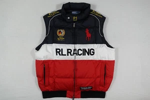 Polo Ralph Lauren Vest Jacket Bomber Puffer Down Racing 2011 Germany RARE 1XB - Picture 1 of 5