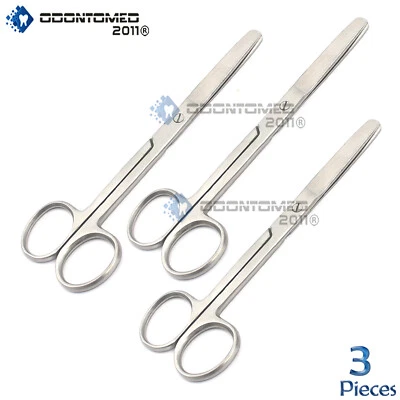 ODM 3 Operating Dissecting Scissors 4.5" Straight Blunt  - Image 1 of 3