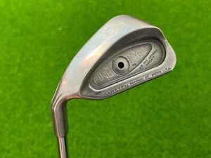 PING EYE 2 Black Dot (9) IRON Left Handed Steel ZZ LITE Stiff Flex Used Set - Picture 1 of 6
