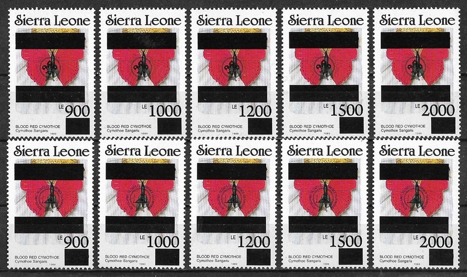 1992 Sierra Leone Insects Butterflies Islamic Boy Scouts Conference Pakistan MNH - Image 1 of 1