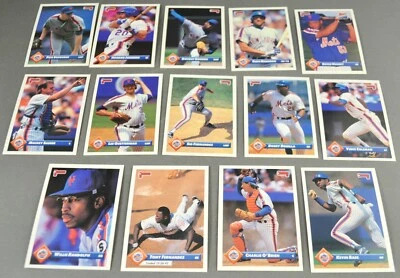 1993 Donruss MLB New York Mets Baseball Trading Cards - Your Choice - Image 1 of 2