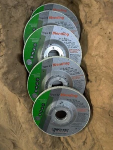 5/Pk Rex-Cut Blending Disc 4 1/2 X 1/4 X 7/8 T27 A36 Gfx 245042 - Picture 1 of 5