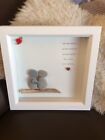 My Girlfriend Pebble Art Picture Frame Wooden Deep Box ValentinesGift Handmade