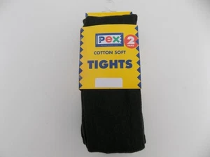 Pex Cotton Soft Sunset 2 Pair's Girl's Tights Colour Bottle - Picture 1 of 1