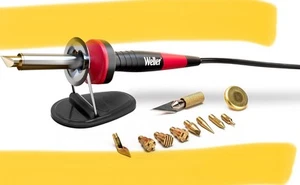 Kit de leña Weller WLIWBK2512A de 15 piezas con mango y puntas Stay Cool - Imagen 1 de 9