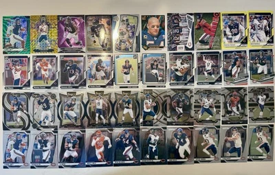 Chicago Bears 80 Card Lot, No Duplicates, RCs, Inserts/Parallels 2020-25 - Image 1 of 2