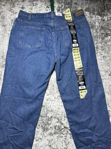 Kirkland Signature Men's Authentic Jeans Wear Blue Denim 40 x 30 New with Tags - Picture 1 of 21