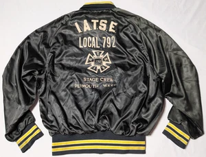 VTG ARISTO JAC I.A.T.S.E. LOCAL 792 STAGE CREW PLYMOUTH MASS Jacket - Men Large - Picture 1 of 23