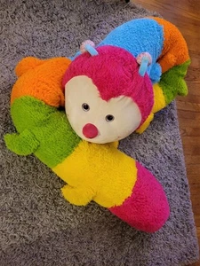 Juguetes Mejor Hechos Oruga Arco Iris Peluche Multicolor 9 Pies Enorme Jumbo Relleno - Imagen 1 de 5