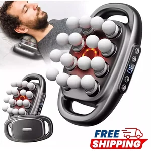 16-Head Massage Gun Set, Massage Gun Deep Tissue Neck Massager Pain Relief - Picture 1 of 21
