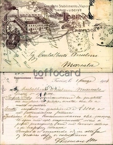 TREVISO CITTA'-PUBBLICITA' STABILIMENTO A VAPORE SAPONI LISCIVE LORENZON-C91-30 - Imagen 1 de 1