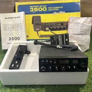 Radio CB Super Star 3500 + Boite / Cibi SS3500 Superstar + Notice + Facture - Zdjęcie 1 z 24