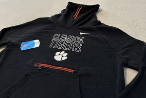 Nike Clemson Tigers Black Pullover Hoodie Sweatshirt Women Adult Size Medium NWT - Picture 1 of 13