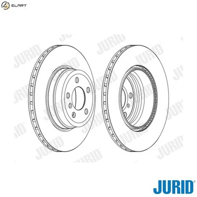 2x BRAKE DISC 562523JC-1 FOR BMW X5/SAV/E70 X6/SAC/F16/F86/E71/E72 N57D30 3.0L - Image 1 of 4