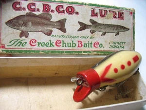 Creek Chub Victory Bomber old wood fishing lure new in unmarked box - Picture 1 of 6