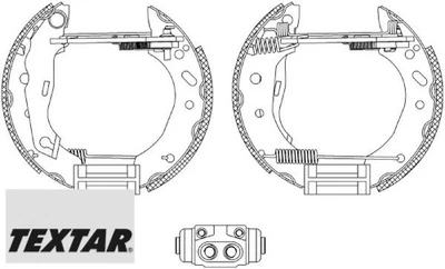 TEXTAR 84048800 Bremsbackensatz 4 Bremsbacken Trommelbremse für Ford für Mazda  - Bild 1 von 2
