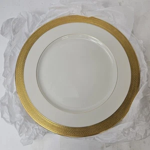 Vintage Lenox Tiffany & Co piastra bordo oro 9" set 4 pezzi 1830 T.4. Usato in ottime condizioni - Foto 1 di 8