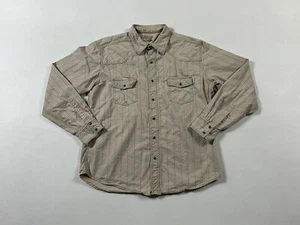 Arizona Pearl Snap Shirt Mens SZ Large Western Long Sleeve - Picture 1 of 8