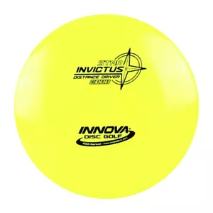Innova Star Invictus Distance Driver Golf Disc, Color Yellow With Black - Picture 1 of 1